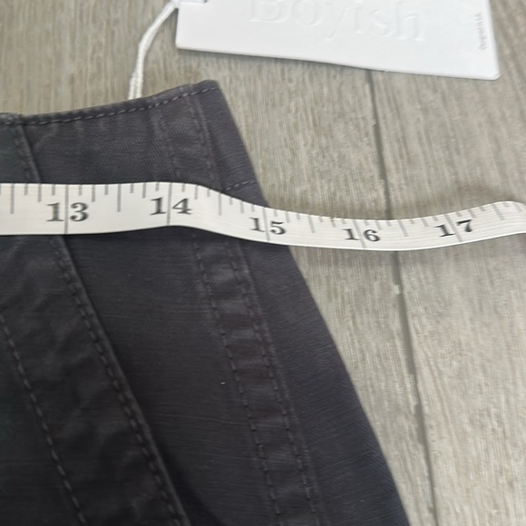 NWT Boyish Charcoal Denim Skirt size 26 - Picture 9 of 11